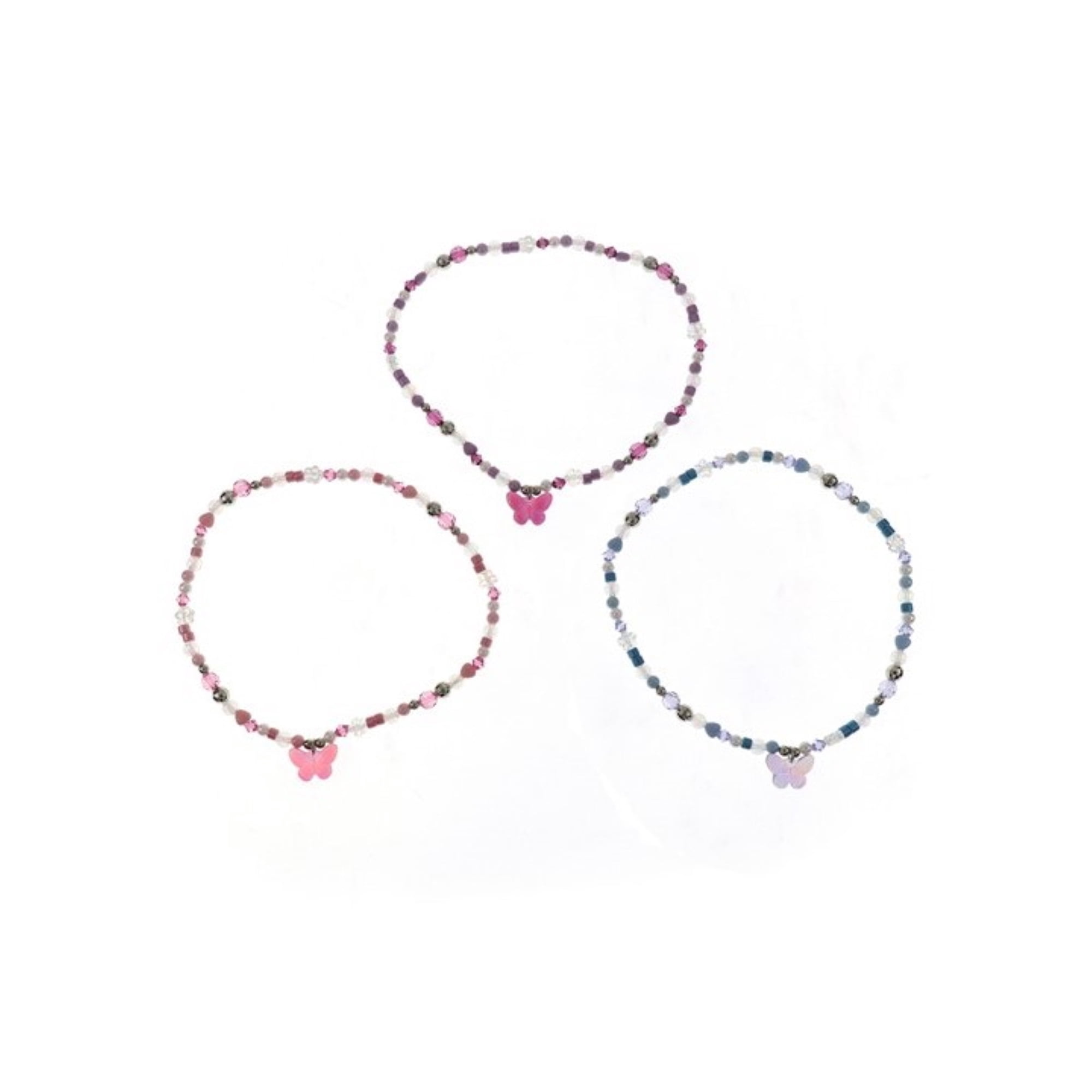 Wonder Nation 3 Pack Butterfly Necklace Set