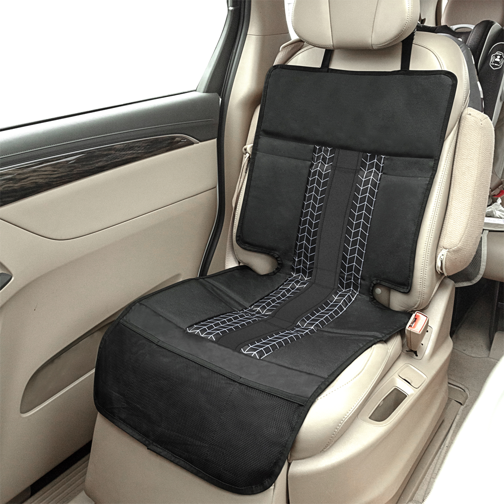 Auto Drive 1PC Premium Baby Seat Protector, Black Universal Fit