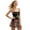 Aesthetic Mushroom Starry Sky, variant on Hippie Flowers Womens Tennis Dress Built in Shorts Trendy Spaghetti Straps Exercise Workout Dress with Pocket Stretchy Golf Athletic Dresses Size L