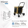 thumbnail image 6 of IBIYAYA BigBuddy Stroller and Crate Combo, 6 of 8