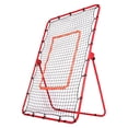 thumbnail image 1 of Graflsoa Filet de Rebond Réglable 6 X 4 Pieds pour Baseball et Softball pour la Pratique du Lancer et des Lancers, Filet d'Entraînement Portable avec 4 Réglages d'Angle pour Cour Arrière, Pelouse Ou Terrain de Jeu, 1 of 6