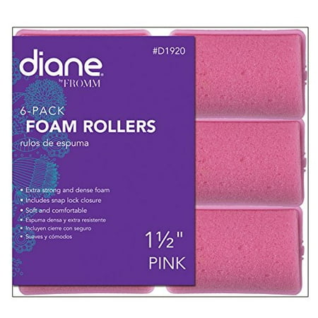 Diane Foam Rollers, Pink, 1.5