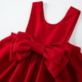 thumbnail image 6 of Girls Summer Dress Size 2 Years-3 Years Sleeveless Solid Bowknot Suspender Skirt Princess Dress Outfit Play Dress, 6 of 9