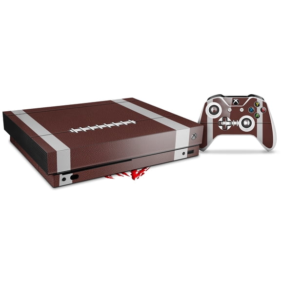Skin Wrap for XBOX One X Console and Controller Football