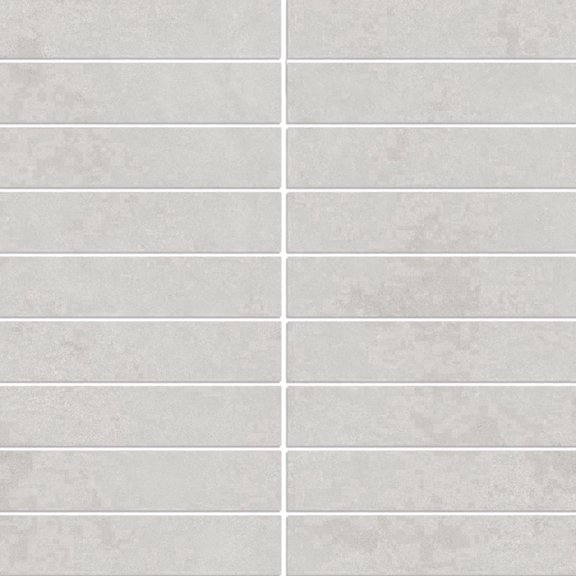 The Tile Life Foundry Concrete 4" x 4" Ceniza Matte Porcelain Mosaic Tile Sample 1 Piece