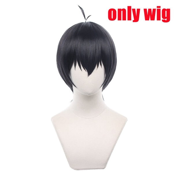 Disfraz de Cosplay de yoachi Isagi con cerradura azul, mono de Jersey blanco y negro, mono de fútbol, ropa de fiesta de Carnaval de Halloween