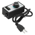thumbnail image 1 of "1800W Adjustable Speed Fan Controller with 1M Cable for Hydroponic Ventilation - Built-in Grounded Outlet & Metal Clamp", 1 of 6