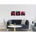 thumbnail image 3 of Red Canvas Wall Art Bedroom Wall Decor Black and White Zen Stones Spa Wall Art Rose Pictures for Living Room Kitchen Home Decorations Red Bathroom Accessories Flower Paintings Room Artwork, 3 of 6