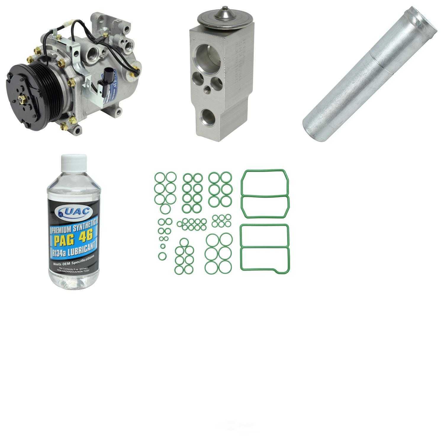 A/C Compressor and Component Kit -- Compressor Replacement Kit Fits select: 2004-2008,2010-2011 MITSUBISHI ENDEAVOR