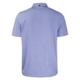thumbnail image 3 of Men's Cutter & Buck Heather Royal Chicago Cubs Big & Tall Forge Eco Heathered Stripe Stretch Recycled Polo, 3 of 3