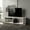 White, variant on Chic Tv Stand With Efficient Storage Arrangement. Fits 70" Screen. Creates A Fashionable Entertainment Hub Modern Accommodating Tv. Provides Stylish And Spacious For
