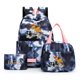 thumbnail image 1 of 3pcs Disney Bambi Colorful Backpack with Lunch Bag Rucksack Casual School Bags for Student Teenagers Sets, 1 of 4