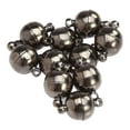thumbnail image 3 of UDIYO 10Pcs 6mm/8mm Round Ball Magnetic Clasps DIY All Match Necklace Tools, 3 of 5