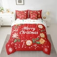 thumbnail image 2 of Manfei Xmas Dessert Biscuit 7-Piece Twin Bedding Sets,Merry Christmas Bedding Comforter Set,Kawaii Candy Cane Sheet Sets,Ultra Soft Home Decor Reversible, 2 of 8