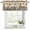 Brown, variant on Star Brown Curtain Valances for Windows, Kitchen Valance Window Treatments Panel 2 Pack, Farmhouse American Country Vintage Berry Rod Pocket Short Curtains for Bathroom Bedroom 42 x 18 Inch