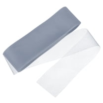 Uxcell 25 Yards 3 Inch Wide Polyester Horsehair Braid, 1 Roll Stiff Horsehair Braid for Sewing, Grey