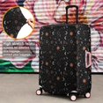 thumbnail image 4 of Black Zodiac Sun Moon Star Pattern Luggage Cover Fashion Suitcase Cover Baggage Covers Fit 25-28 Inch Luggage (Go Travel), 4 of 5