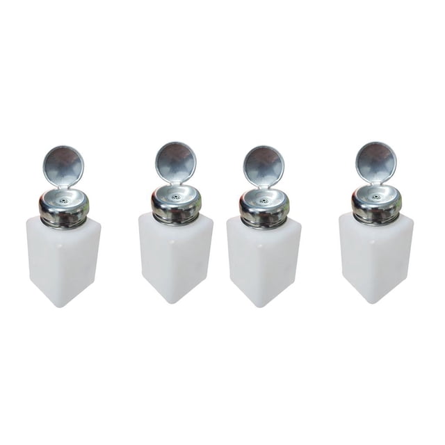 4 Piezas Desmaquillador Vacío Botella Dispensador De Bomba 200 Ml Salvador