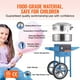 thumbnail image 4 of VEVOR Máquina electrica para hacer algodón de azúcar con carrito, 1000 W, para uso comercial, con recipiente de acero inoxidable, cuchara para azúcar y cajón, perfecta para el hogar, 4 of 9