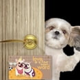 thumbnail image 3 of Wooden Sign Dog Tag Rectangular Wood Decoration Pet Slogan Pendant Decoration, 3 of 7