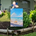 thumbnail image 6 of Starfish and Shells Beach Garden Flag House Banner 12" x 18" Double Sided Outdoor Yard Decoration, 6 of 6