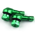thumbnail image 1 of Speravity 2 uds., válvula, llanta de motocicleta, portátil, ángulo de 90 grados, a prueba de fugas, válvulas universales sin cámara, Accesorios para motos Verde, 1 of 6