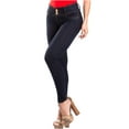 thumbnail image 3 of LT. Rose Butt Lift Push Up High Colombia for Woman Skinny Jean Colombiano Levanta Cola Dark Blue 11, 3 of 4