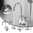 thumbnail image 2 of Aodebiao Instant Heating Faucet with Temperature Display Electric Hot Water Dispenser for Kitchen Bathroom Sink 3000W IPX4 Stainless Steel, 2 of 2