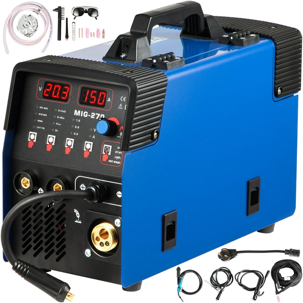 VEVOR MIG Welder 270A Welding Machine 3 in 1 Combo MMA/MIG/LIFT TIG