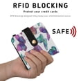thumbnail image 4 of Small Wallet For Women Bifold Leather Pocket Coin Credit Card Holder With RFID Blocking Colorful Butterflies, 4 of 6