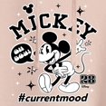 thumbnail image 3 of Disney - Mickey Mouse - Hashtag Current Mood - Juniors Cropped Pullover Hoodie, 3 of 5