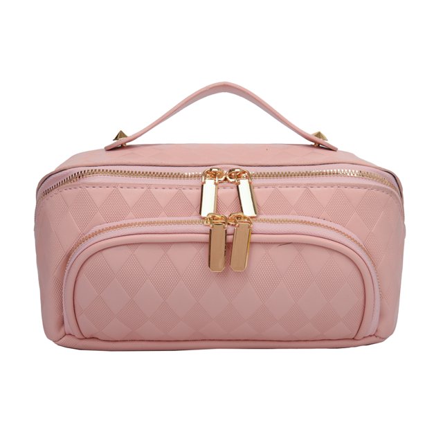 Bolsa de cosméticos Wdftyju organizadora de maquillaje gran capacidad con cremallera