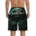 thumbnail image 3 of Baby Yoda Mens Swim Trunks Quick Dry Board Shorts With Mesh Lining, Beach Shorts Swimwear Bathing Suits, 3 of 7