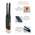thumbnail image 3 of Hierro Plano Delgado, Lápiz de Hierro Plano Estiler Recargable Portátil Negro para Todos los Tipos de Cabello, 3 of 7