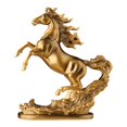 thumbnail image 1 of Estatua de caballos Resina Figura decoración de mesa Craft Collectable Modern Animal Sculpture Ornament para la oficina de la sala de estar Oficina, 1 of 9