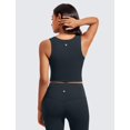 thumbnail image 2 of Top Deportivo CRZ YOGA Butterluxe Cuello Cuadrado Recortado Azul Marino XL, 2 of 6