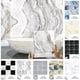 thumbnail image 2 of 29 estilos de azulejos con textura de mármol, adhesivos para cocina, armario, baño, decoración del hogar, película dura de cristal despegable y adhesiva, calcomanías de pared gruesas, 2 of 5