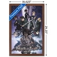 thumbnail image 3 of Attack on Titan: Season 4 - Key Visual 2 Wall Poster, 14.725" x 22.375" Framed, 3 of 6