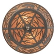 thumbnail image 5 of Meyda Tiffany 13390 Bear On The Loose 2 Light 13" Wide Flush Mount Drum Ceiling Fixture -, 5 of 5