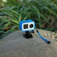 Polaroid Dual Screen WiFi Action Camera 4K,18MP, Waterproof, Blue and