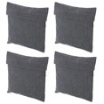 thumbnail image 1 of Unique Bargains 7'x7' Reusable Washable Polyester Snack Bag Sandwich Bag, Grey 4 Pack, 1 of 7