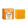 thumbnail image 2 of Orange Enzymes Exfoliating Soap for Face & Body, Orange Exfoliating Bar, Moisturizing Face Body Scrub, Deep Cleansing Gentle Facial Soap for All Skin Types, 2 of 9