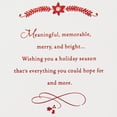 thumbnail image 3 of Hallmark Christmas Greeting Card (Meaningful, Memorable, Merry and Bright), 3 of 6