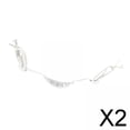 thumbnail image 1 of 2x Correa de barbilla para casco Correa de barbilla para pie Reemplazo de poliéster Fácil de instalar 2 piezas, 1 of 8