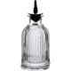 thumbnail image 1 of Botella de cóctel Bitters, diseño de cristal cuadrado vintage con corcho y tapa de acero inoxidable, 1 of 5