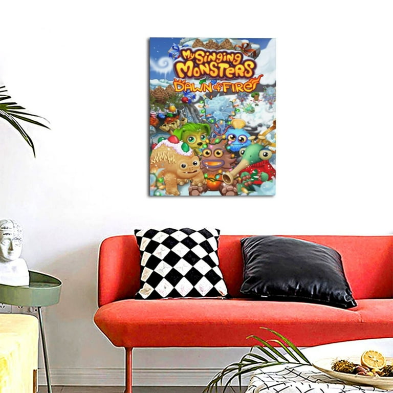 My Singing Monsters Wall Art Canvas Painting Artwork Picutures