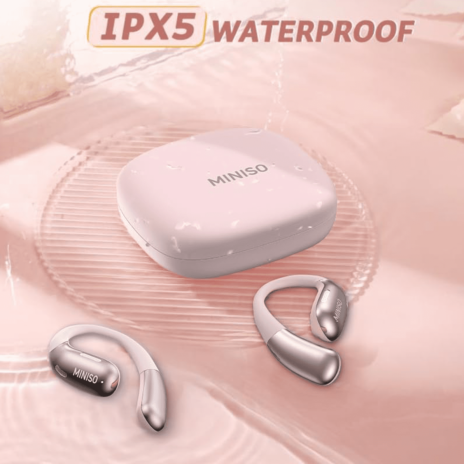 MINISO X28 Support 135 Language Real Time AI Translation Open Ear Headphones Bluetooth Earbuds