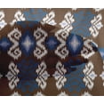 thumbnail image 4 of oneOone Viscose Chiffon Fabric Diamond & Swirl Ikat Print Fabric BTY 42 Inch Wide, 4 of 4