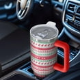 thumbnail image 6 of Red and Green Christmas Pattern Tumbler with Handle and Lid,40oz Double Wall Vacuum Insulated Tumbler,Cups Gift for Women and Men, 6 of 7