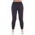 thumbnail image 2 of 24seven Comfort Apparel Plus Size Comfortable Ankle Length Stretch Leggings, 2 of 4